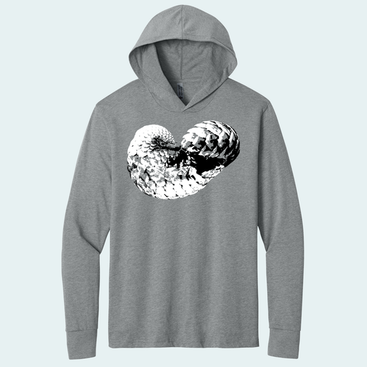 Pangolin Conservation and Research Foundation (Fundraiser) (Limited Edition for February) Hooded Long Sleeve Tee