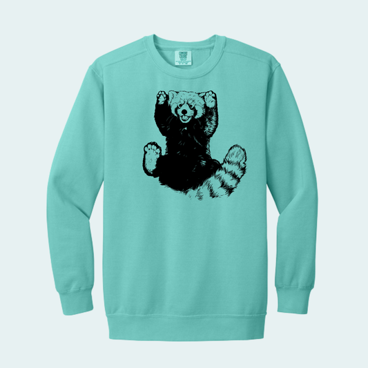 Red Panda - Paws UP (Limited Edition for September) Unisex Comfort Color Crewneck