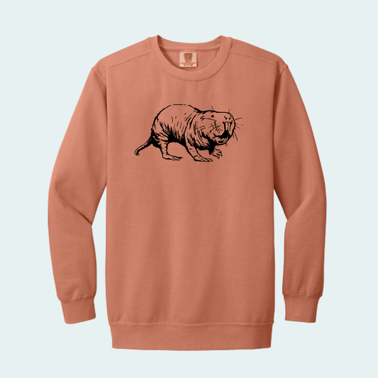 Naked Mole Rat (Limited Edition for August) Unisex Comfort Color Crewneck