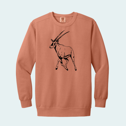 Beisa Oryx (Limited Edition for August) Unisex Comfort Color Crewneck