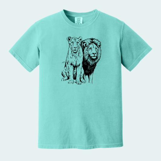 Lions (Limited Edition for August) Unisex Comfort Color Tee