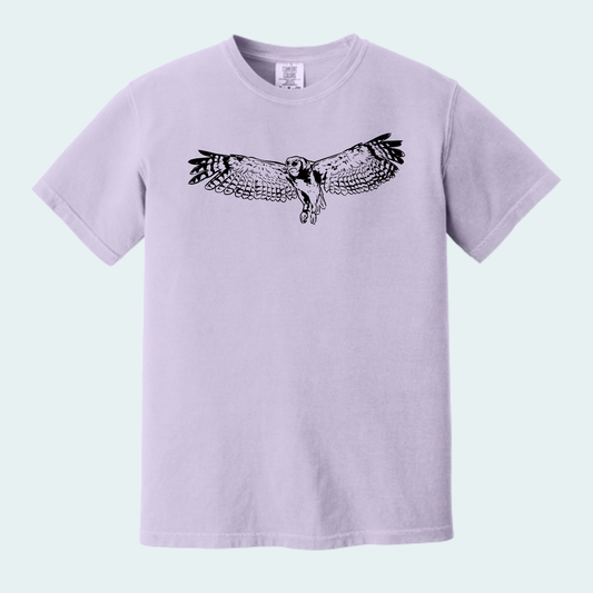 Verreaux's Eagle Owl (Limited Edition for August) Unisex Comfort Color Tee
