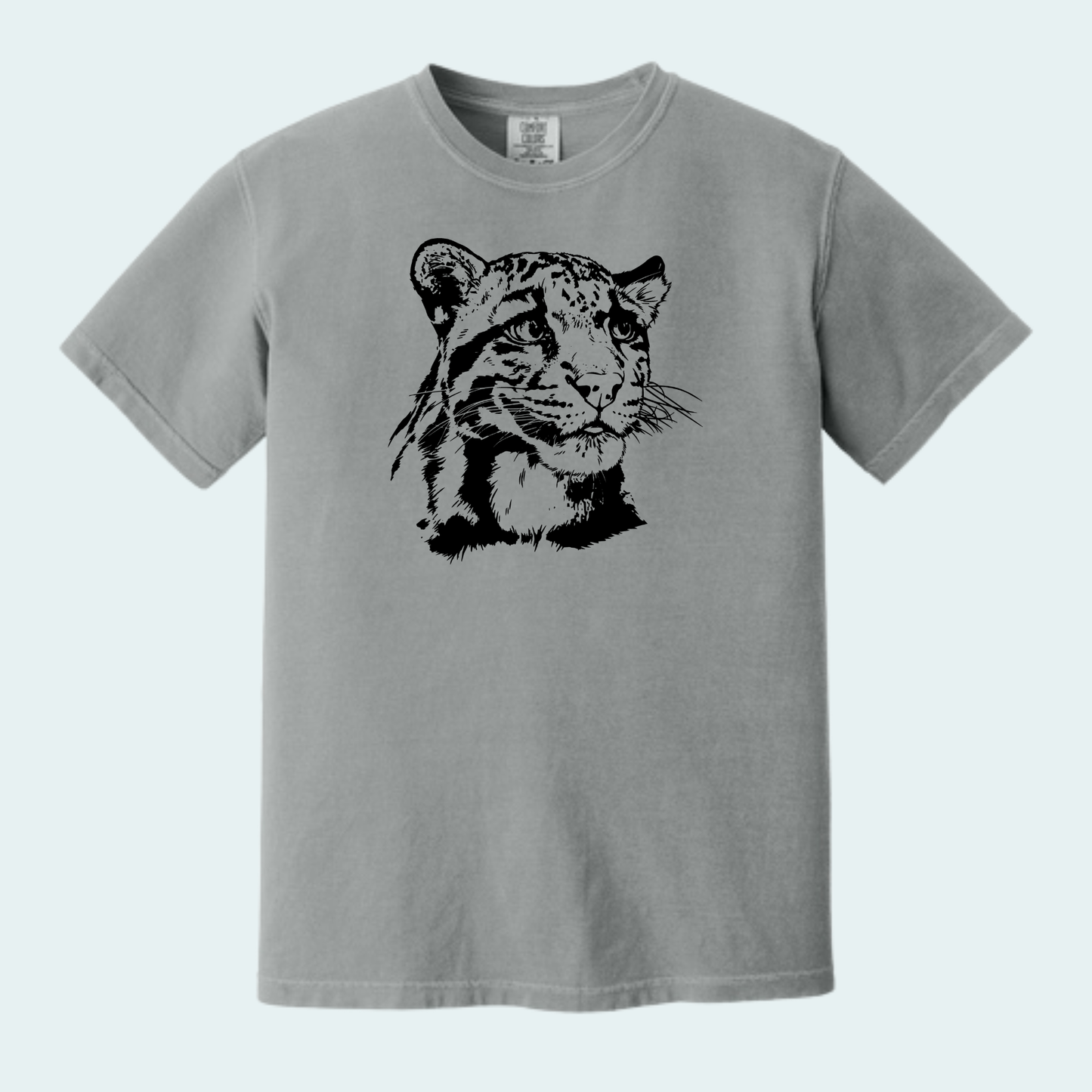 Clouded Leopard (Limited Edition for September) Unisex Comfort Color Tee