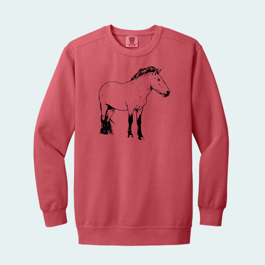 Przewalski's Horse (Limited Edition for July) Comfort Color Crewneck