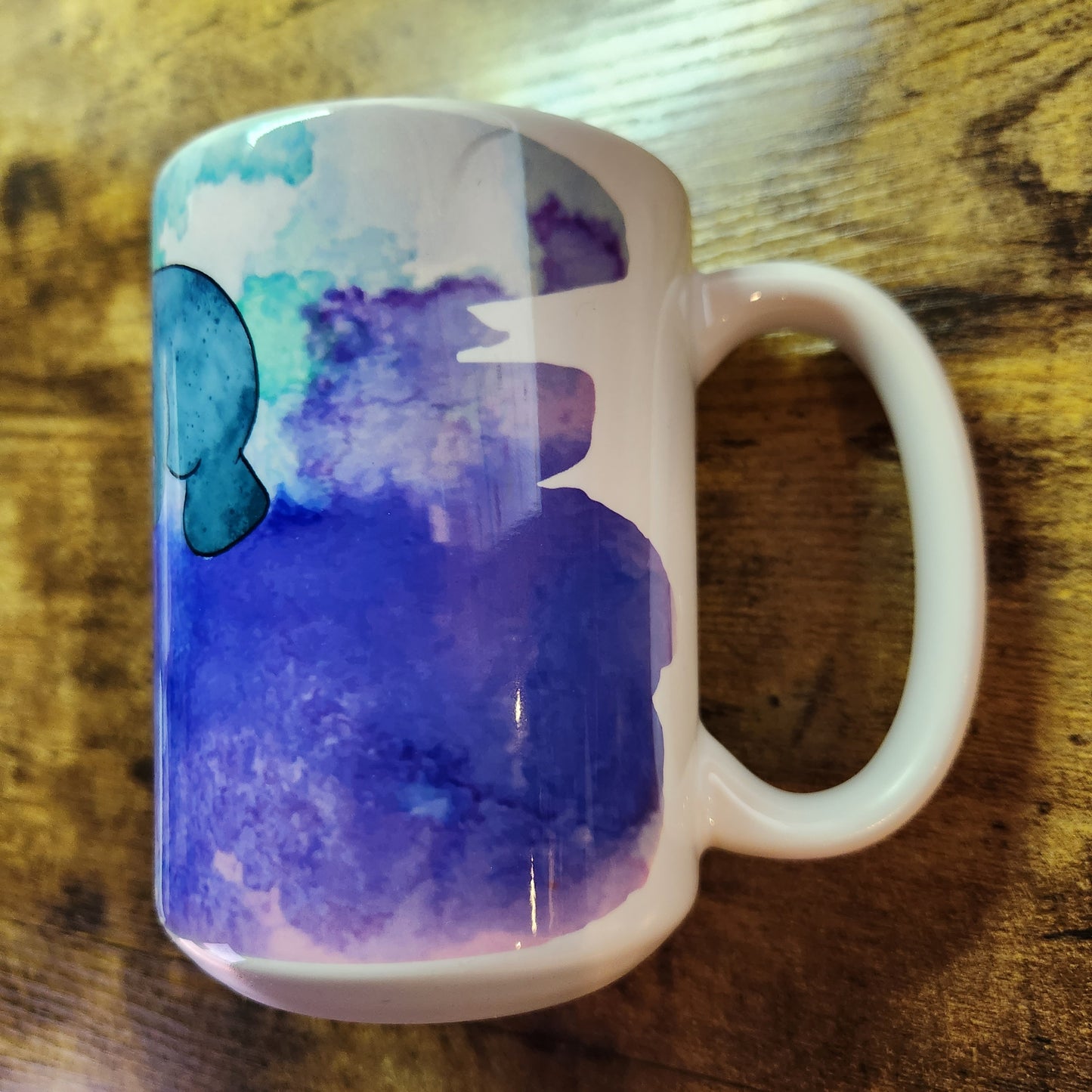Los animales manatí me aman cita - Taza de 15 oz