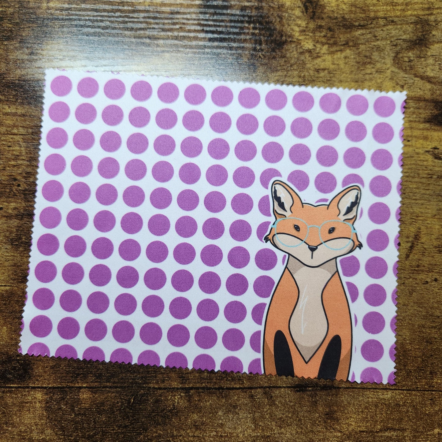 Red Fox - Lens Cloth (Made to Order)