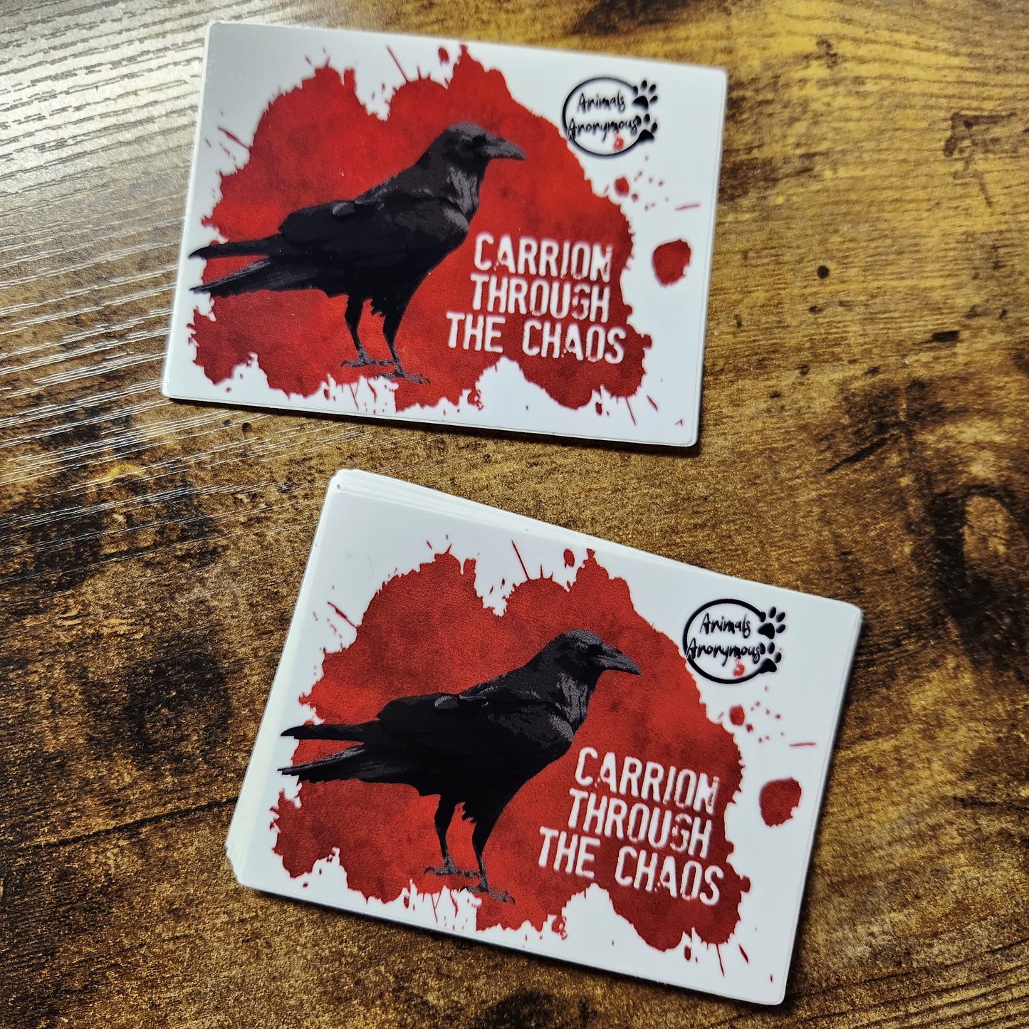 Cuervo - Carroña a través del Caos - Pegatina