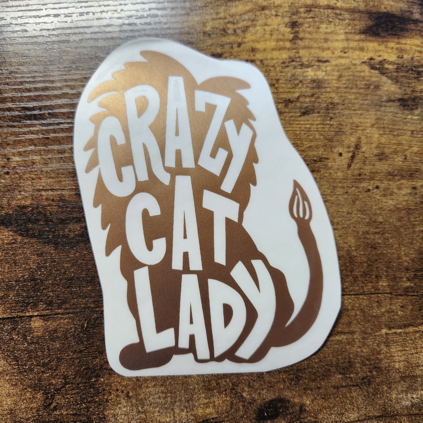 Crazy Cat Lady Lion - Vinyl Decal