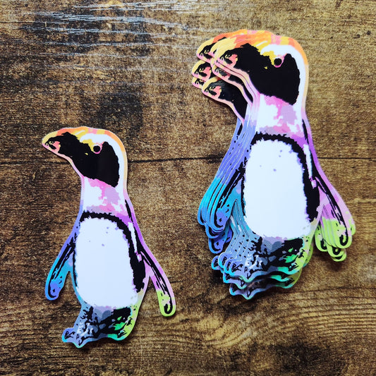 African Black Footed Penguin Sticker