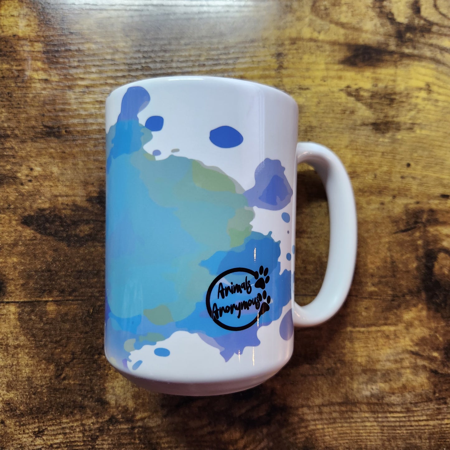 Snow Leopard Splatter - Mug (Pre order)