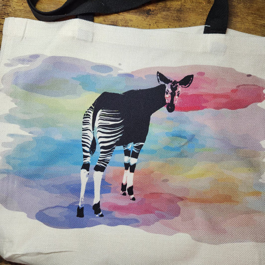 Okapi Rainbow - Tote Bag (Made to Order)
