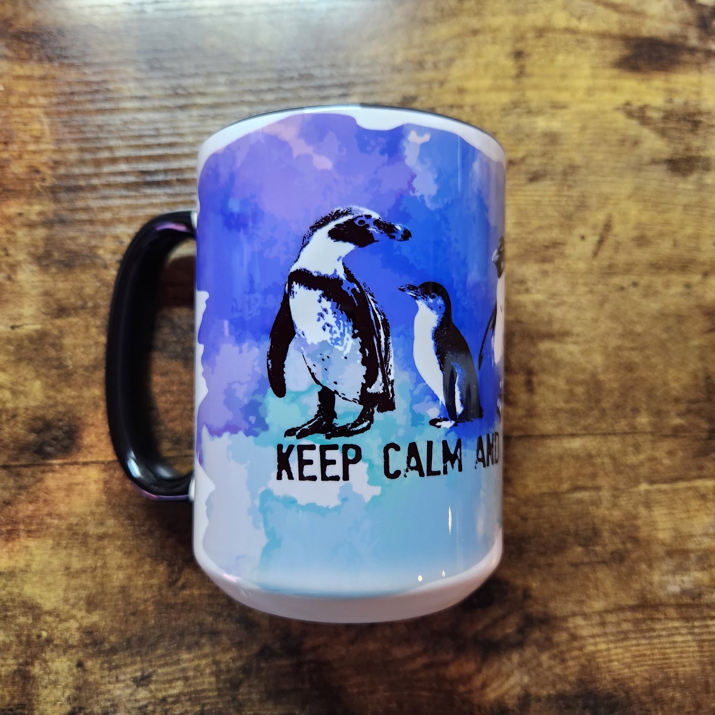 Penguins - Keep Calm Waddle on - Mug (Pre order)