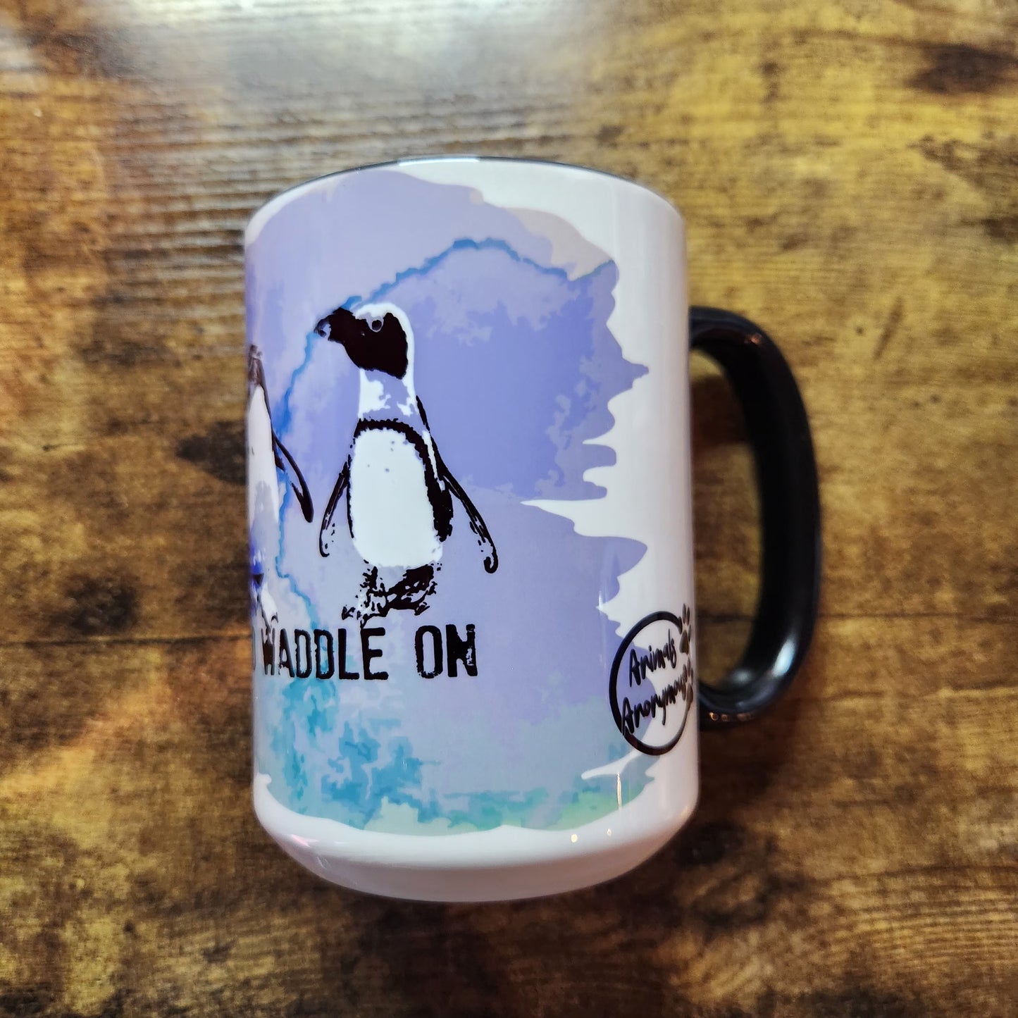 Penguins - Keep Calm Waddle on - Mug (Pre order)