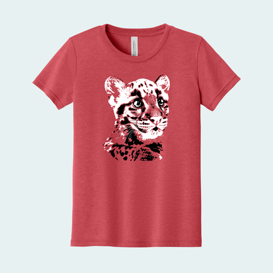 Clouded Leopard Cub (Limited Edition for January) Youth Tee