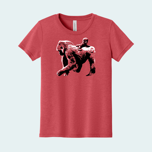Gorilla with Baby (Limited Edition for January) Youth Tee