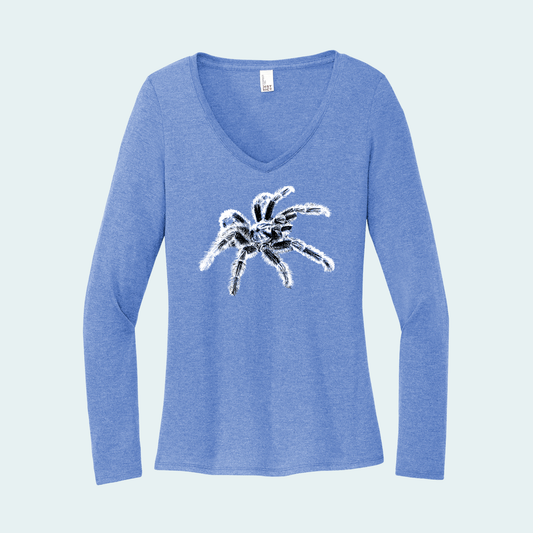 Tarantula (Limited Edition for December) Women's Long Sleeve V-Neck Tee