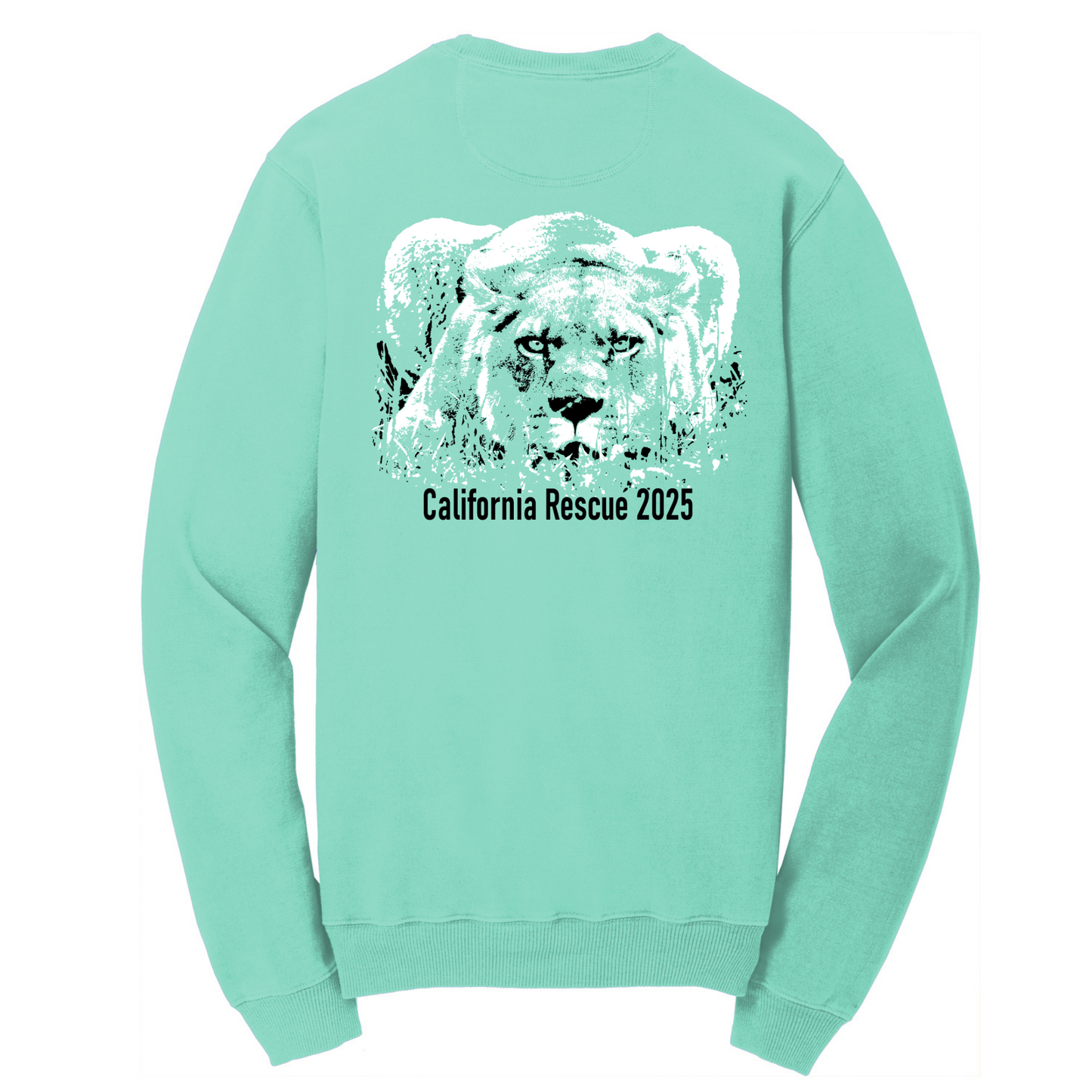 Lucy - California Rescue 2025 - Unisex Crewneck Sweater Tee (FUNDRAISER)