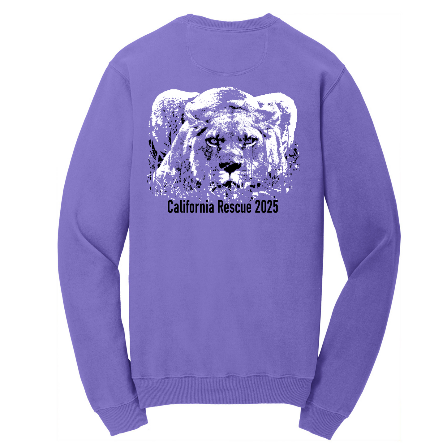 Lucy - California Rescue 2025 - Unisex Crewneck Sweater Tee (FUNDRAISER)