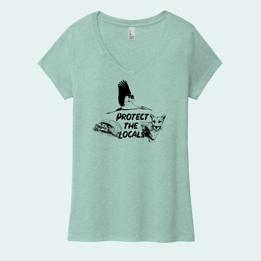 Protect the Locals Fundraiser (Limited Edition for July) Women's V-Neck Tee