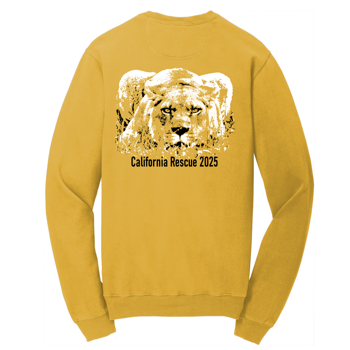 Lucy - California Rescue 2025 - Unisex Crewneck Sweater Tee (FUNDRAISER)