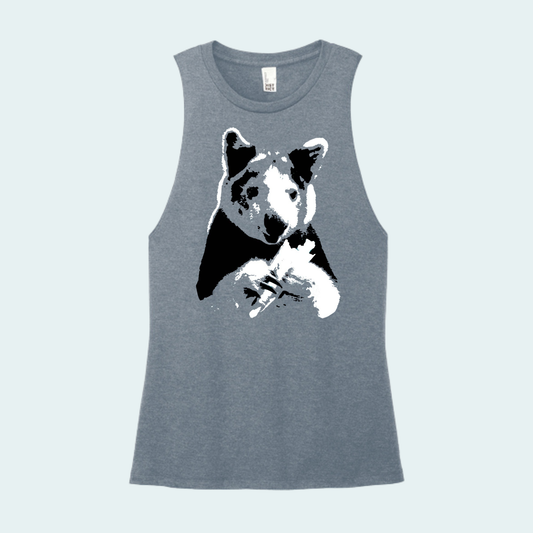 Tree Kangaroo Fundraiser (Limited Edition for May) Women's Muscle Tank