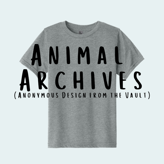 Animal Archives (Anonymous Design from the Vault) Youth Tee