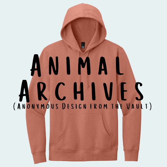 Animal Archives (Anonymous Design from the Vault) Hoodie