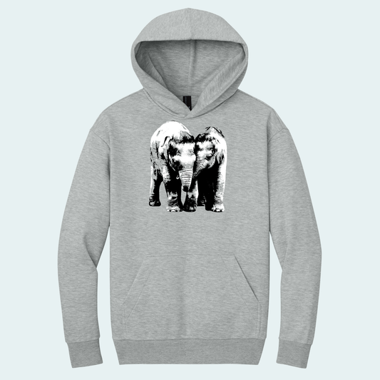 Baby Elephants (Limited Edition for January) Heavy Hoodie