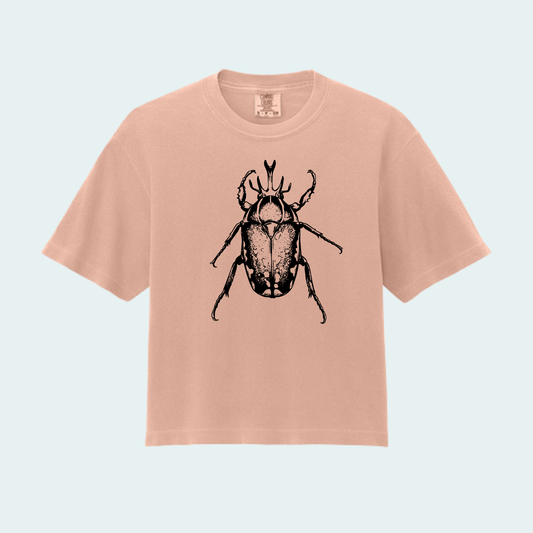 Magnificent Flower Beetle (Limited Edition for September) Women’s Boxy Crop Tee