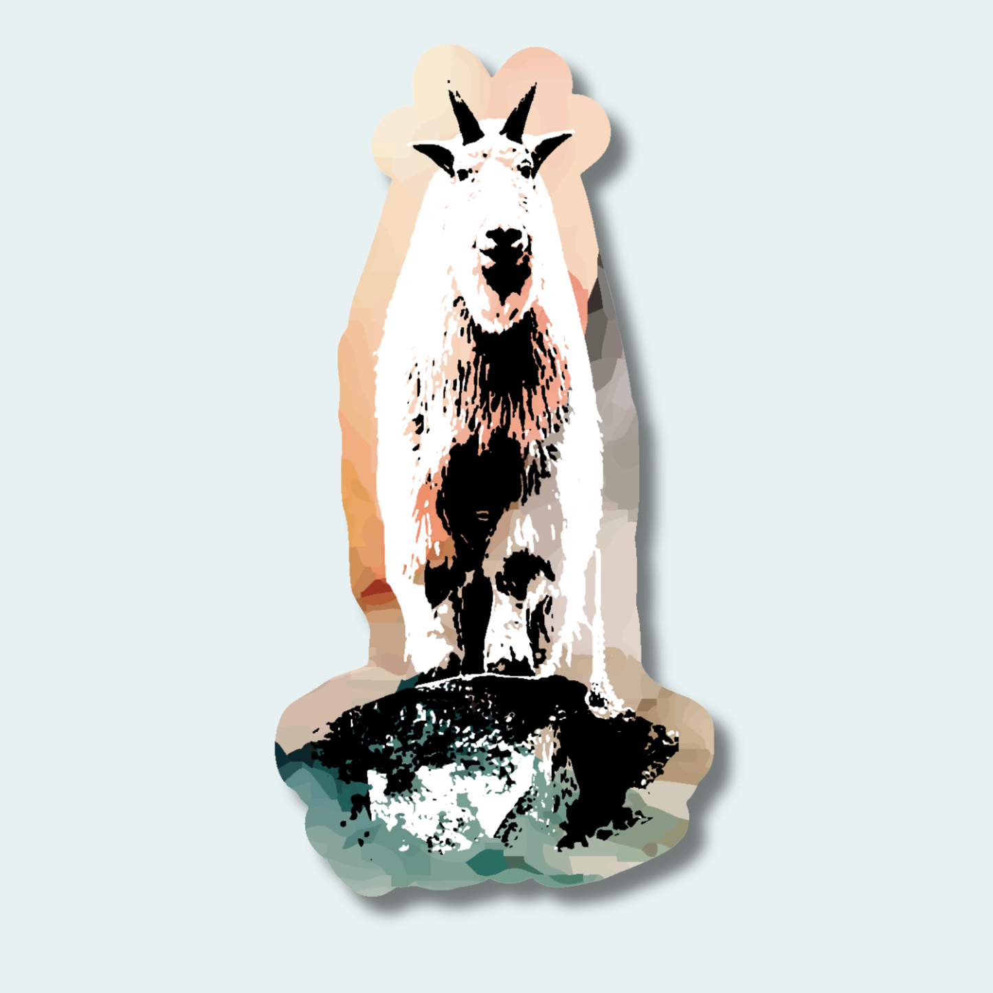 Mountain Goat (Limited Edition for December) 4in Sticker