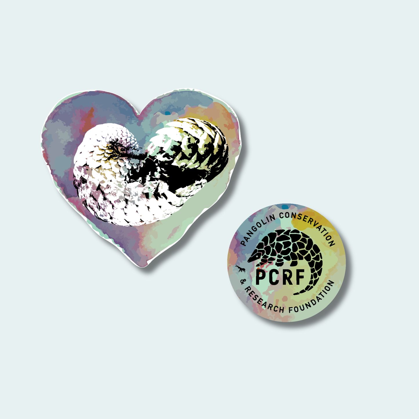 Pangolin Conservation and Research Foundation (Fundraiser) (Limited Edition for February) 4in & 2in Sticker