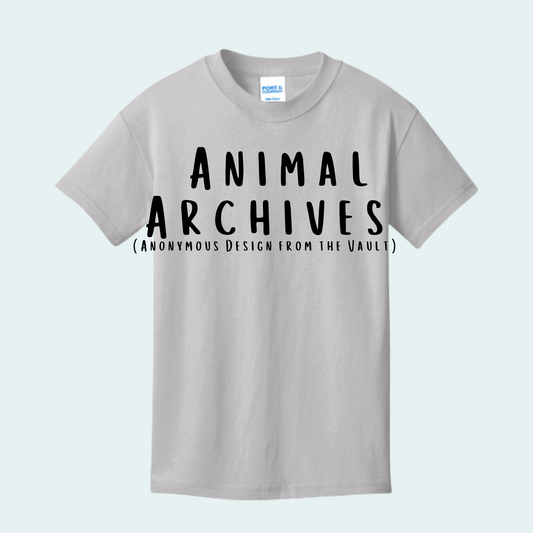 Animal Archives (Anonymous Design from the Vault) YOUTH Tee