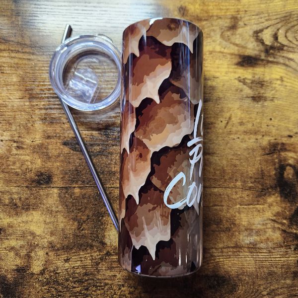 Pangolin Scales - Love Protect Conserve - 20oz Tumbler (Made to Order)