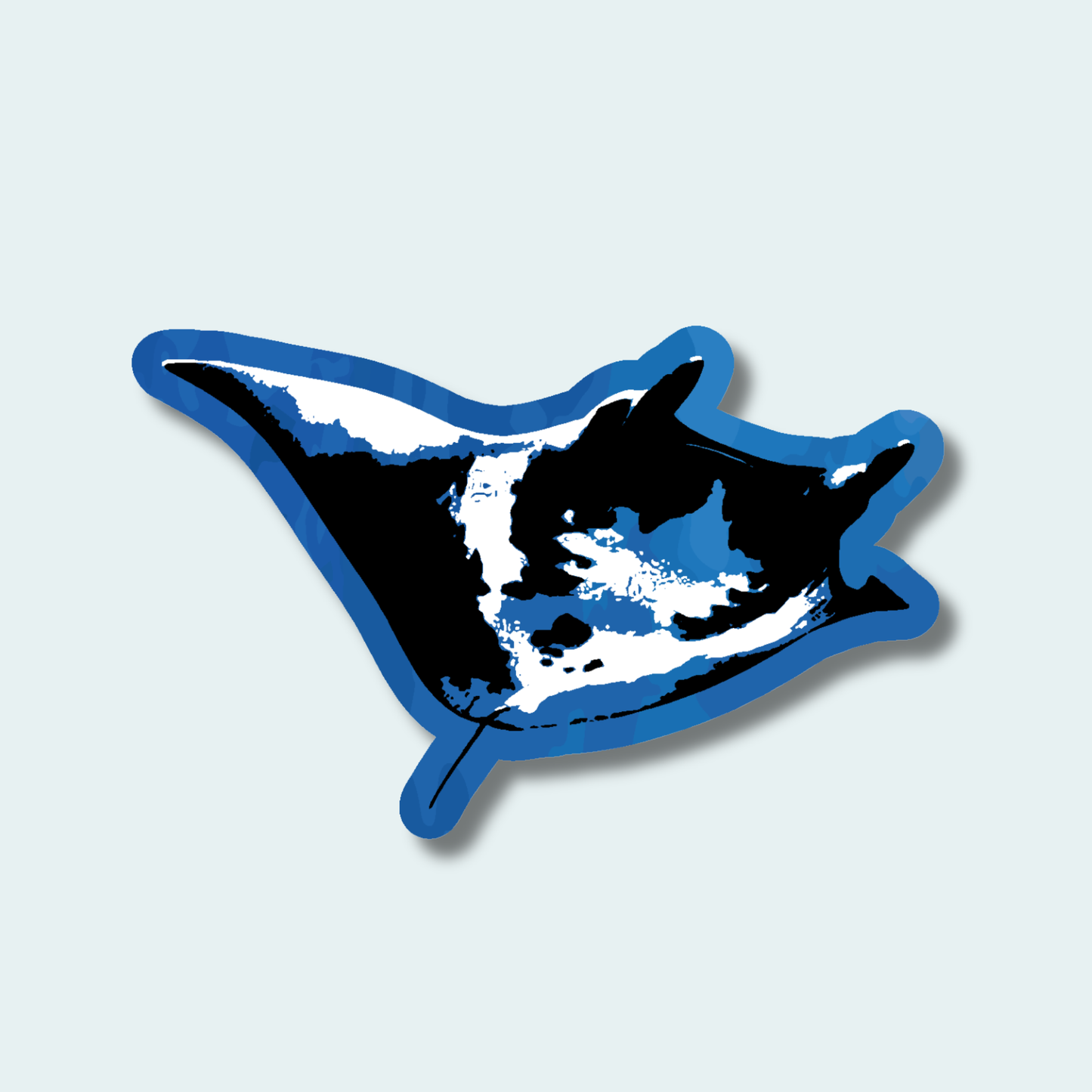 Manta Ray (Limited Edition for June) 4in Sticker
