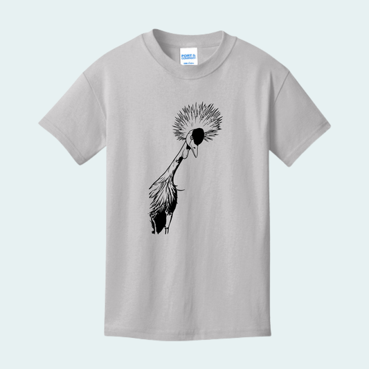 Grey Crowned Crane (Limited Edition for July) YOUTH Tee