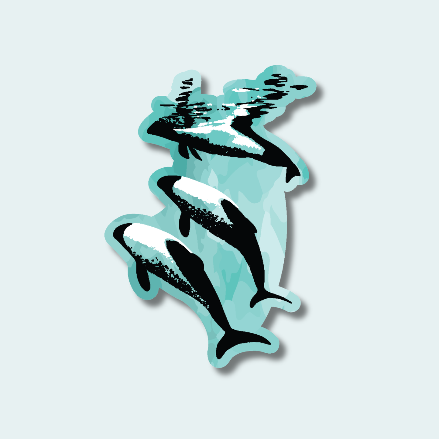 Commerson's Dolphin - 4in Sticker