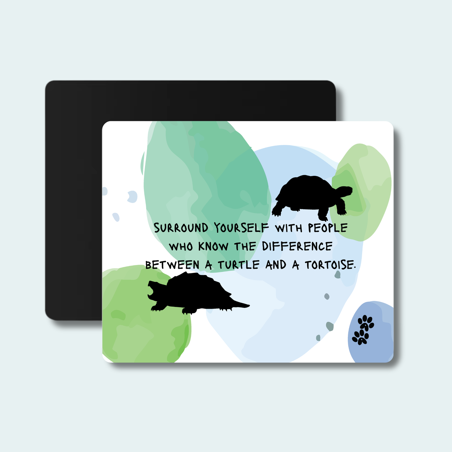 Turtle and a Tortoise (Limited Edition for April) Mouse pad