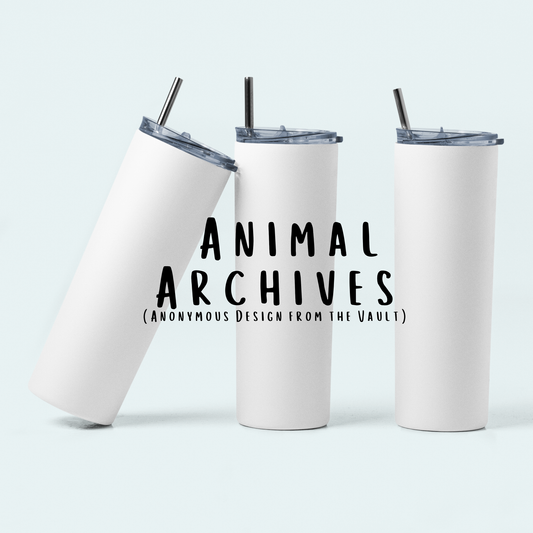 Animal Archives (Anonymous Design from the Vault) 20oz Tumbler
