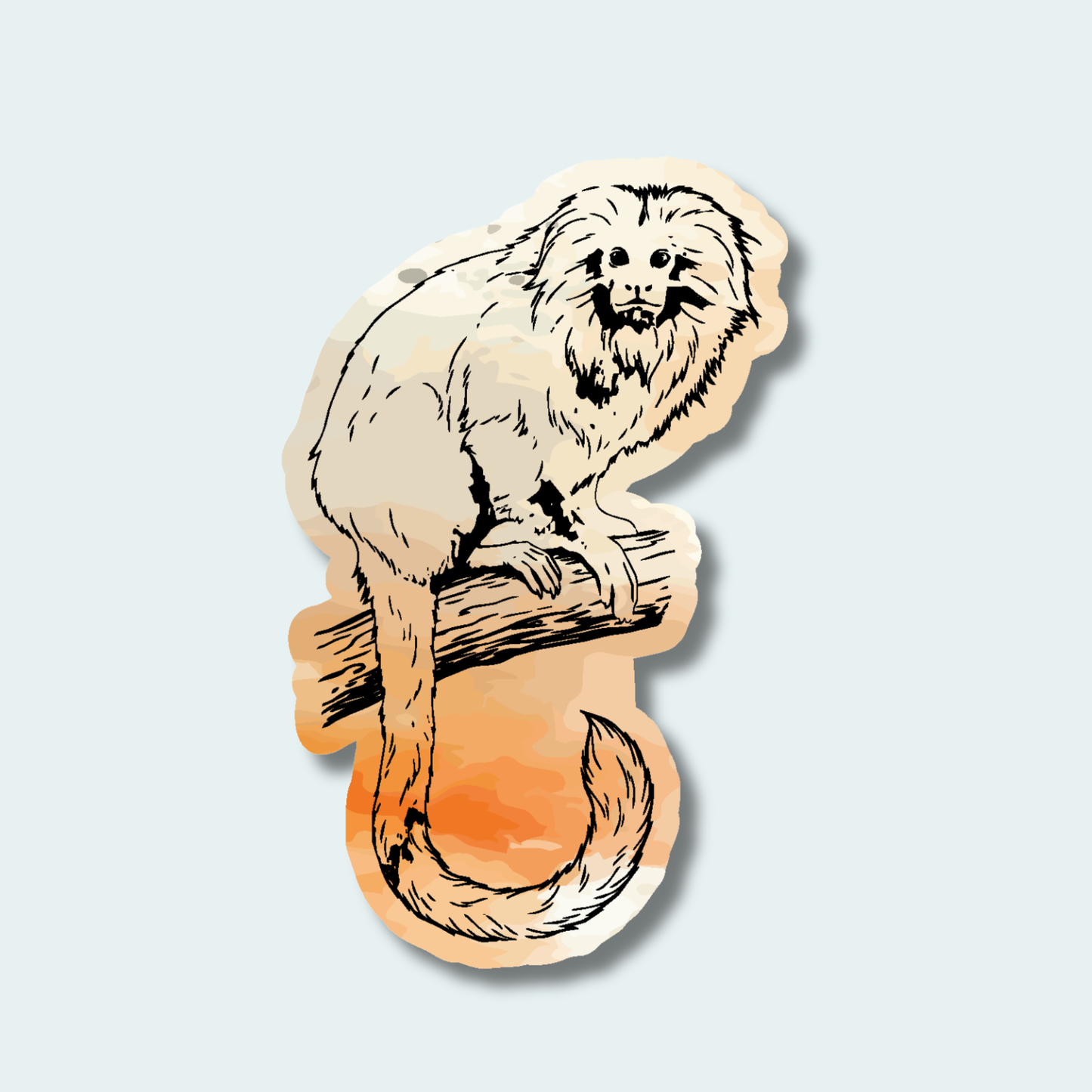 Golden Lion Tamarin (Limited Edition for July) 4in Sticker