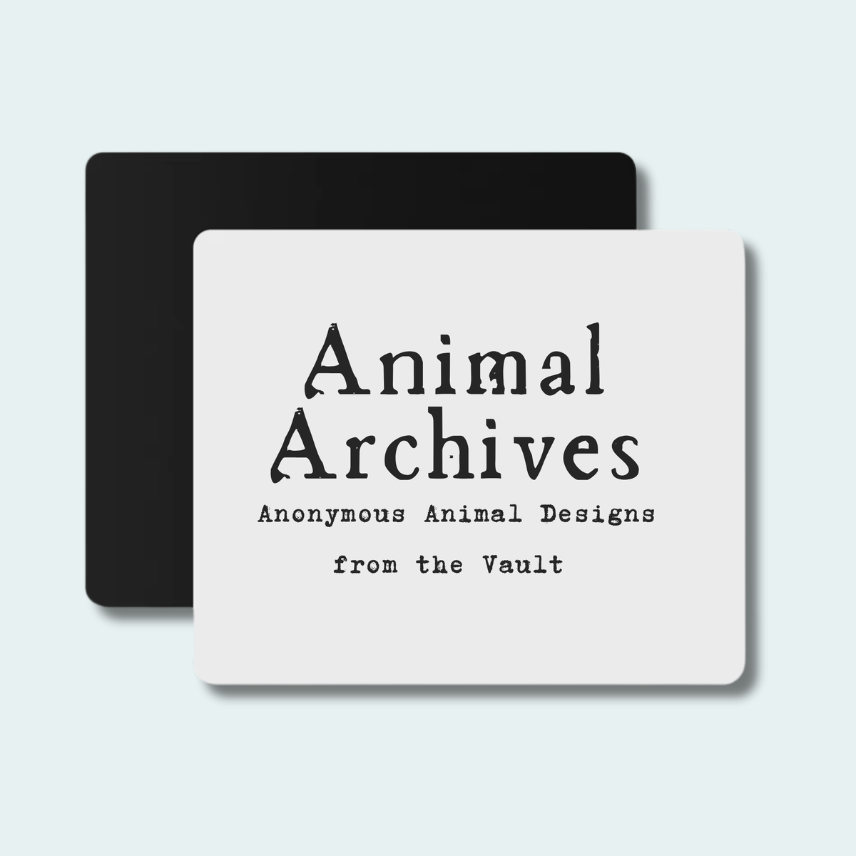 Animal Archives (Anonymous Animal Designs from the Vault) Mouse pad