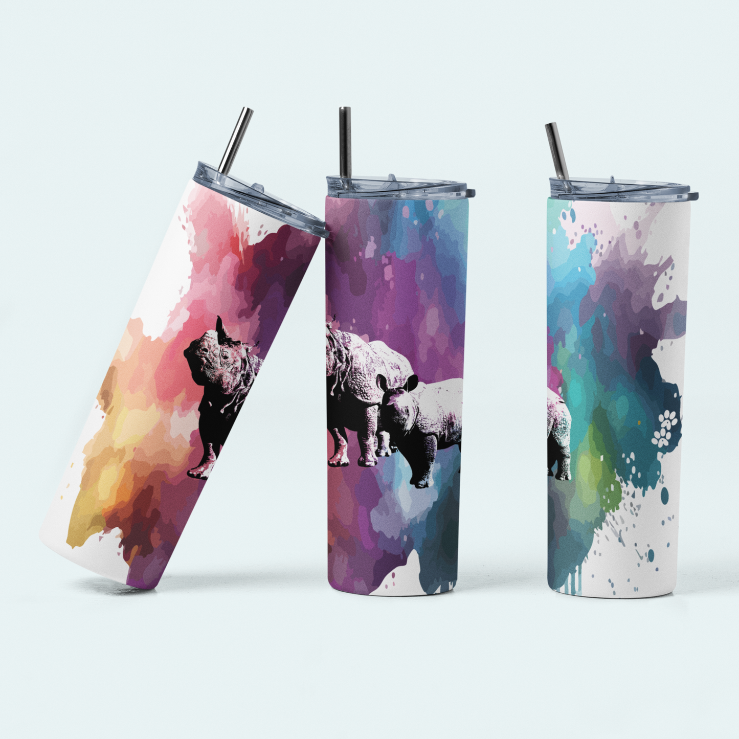 Rhino with Baby (Limited Edition for January) 20oz Tumbler