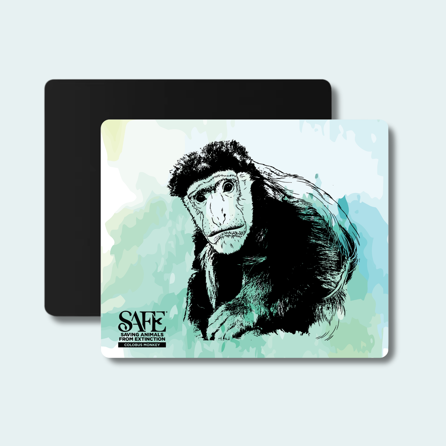 Guereza Colobus Fundraiser (Limited Edition for July) Mouse pad