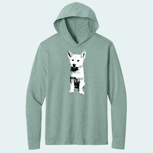 Dingo Pup (Limited Edition for January) Hooded Long Sleeve Tee