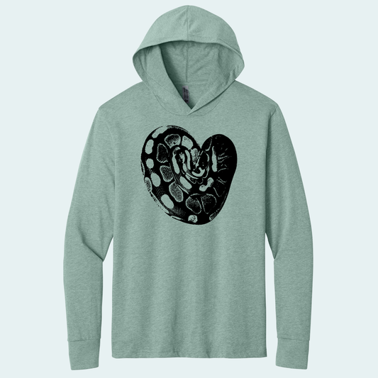 Ball Python (Limited Edition for February) Hooded Long Sleeve Tee