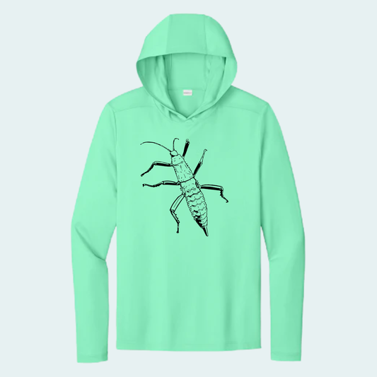 Giant Spiny Stick Insect (Limited Edition for July) Athletic Hooded Tee