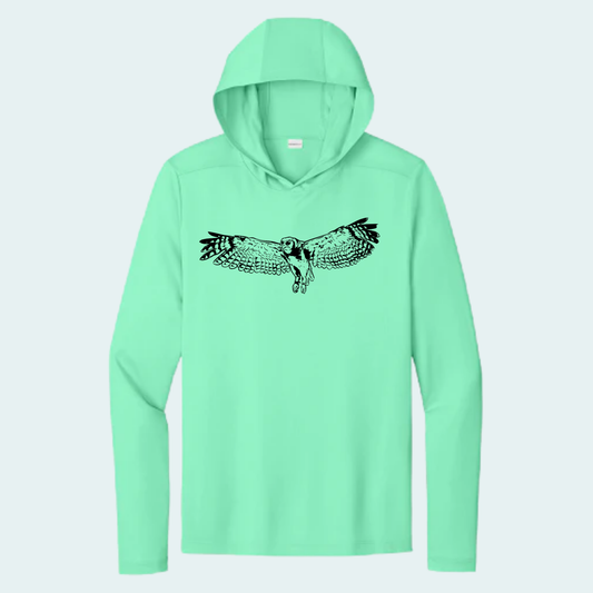 Verreaux's Eagle Owl (Limited Edition for August) Unisex Athletic Hooded Tee