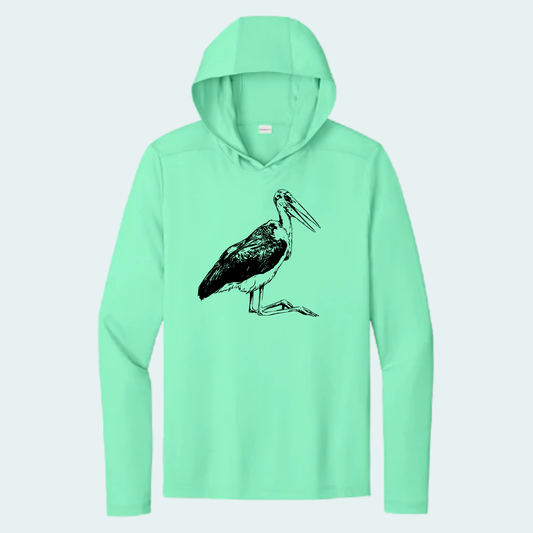 Marabou Stork (Limited Edition for August) Unisex Athletic Hooded Tee