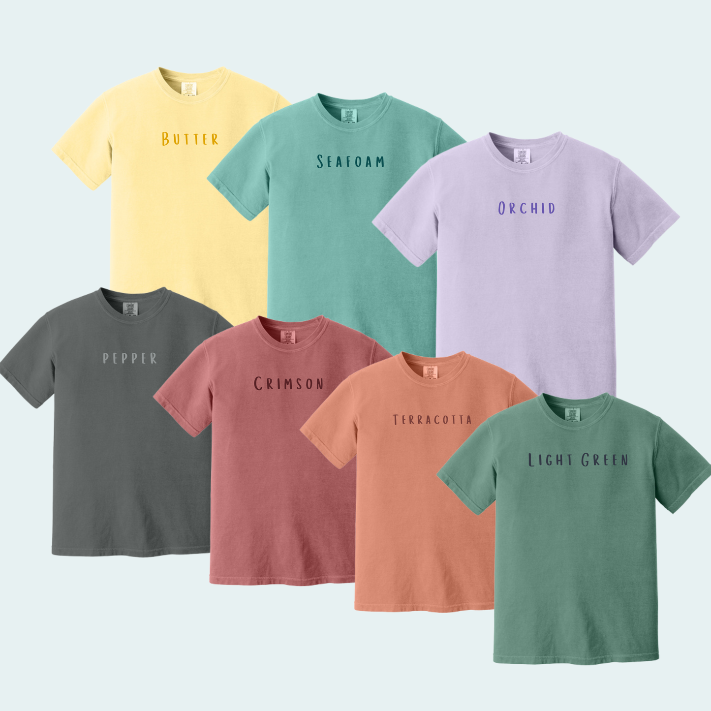 The ones nobody picks Quote Embroidery on Comfort Color