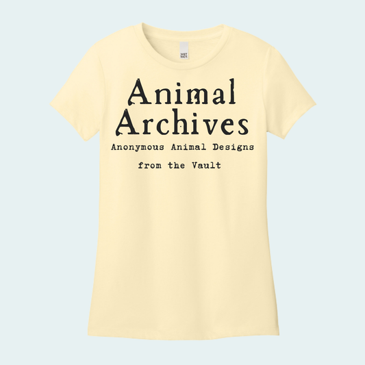 Animal Archives (Anonymous Animal Designs from the Vault) Women's Tee