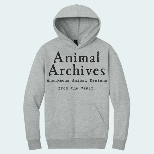 Animal Archives (Anonymous Animal Designs from the Vault) Heavyweight Fleece Hoodie